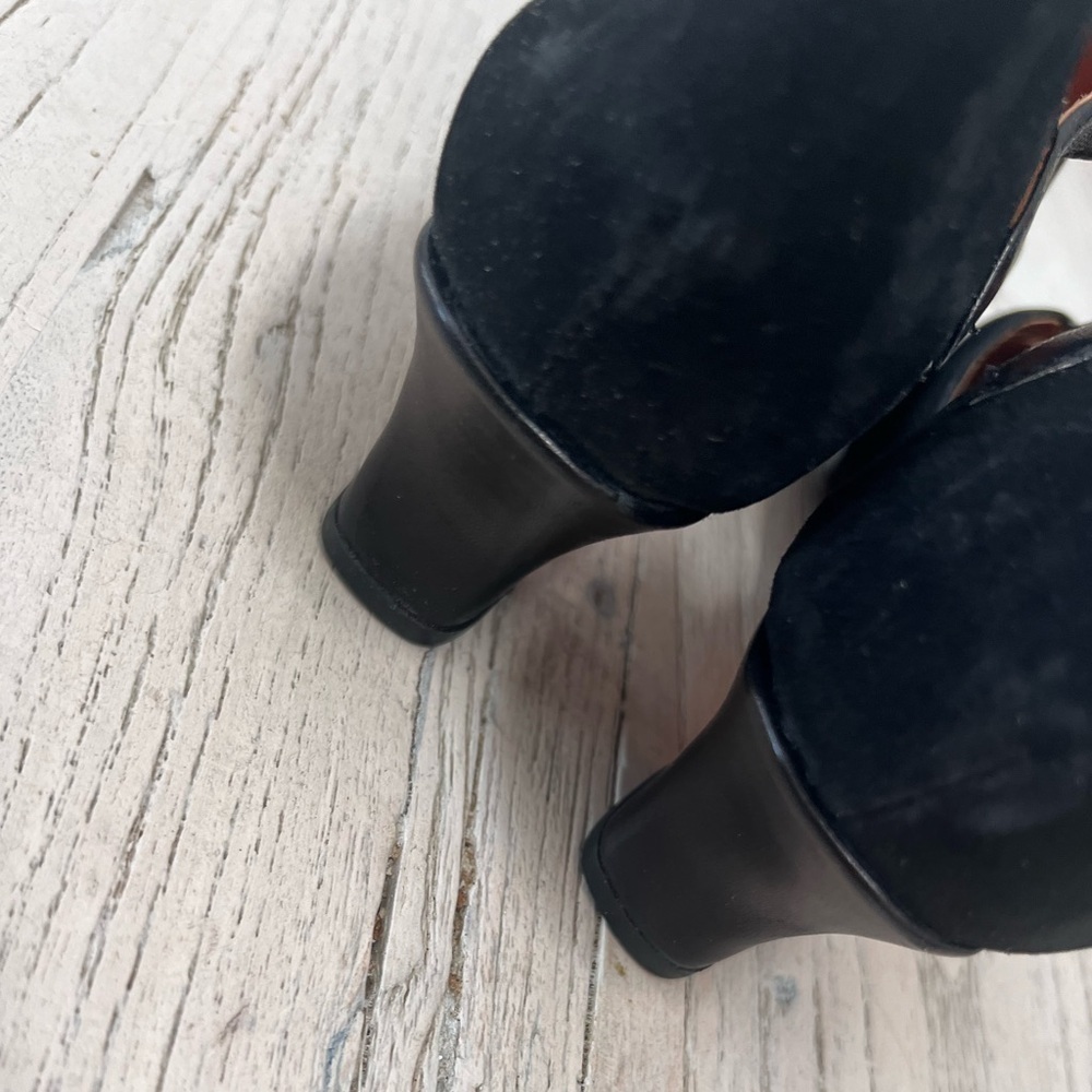 RE-MIX Classic Vintage Footwear Tribeca Black Heels shoes size 5.5 - Picture 9 of 13